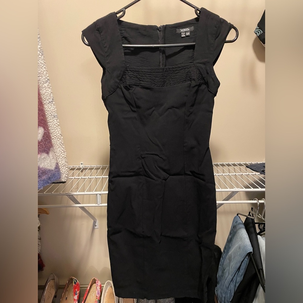 XOXO little black dress